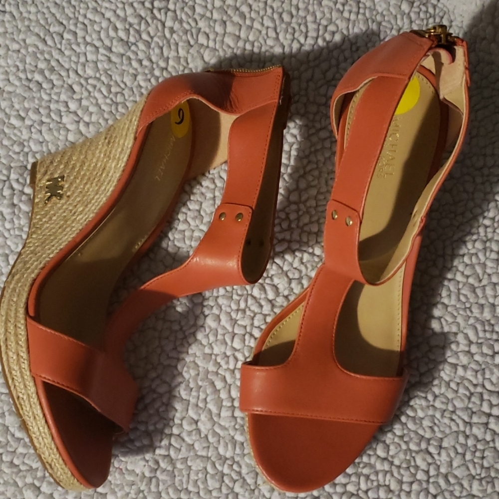 Mk wedge sandal